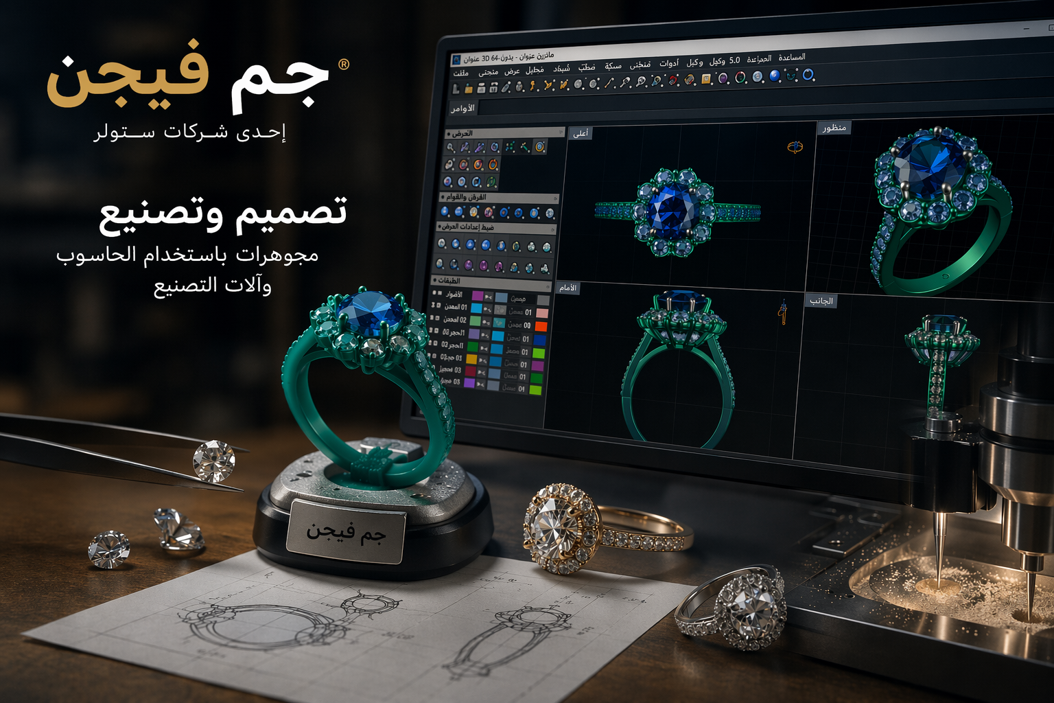 Integration of CAD/CAM Systems in Modern Jewelry Design: Gemvision